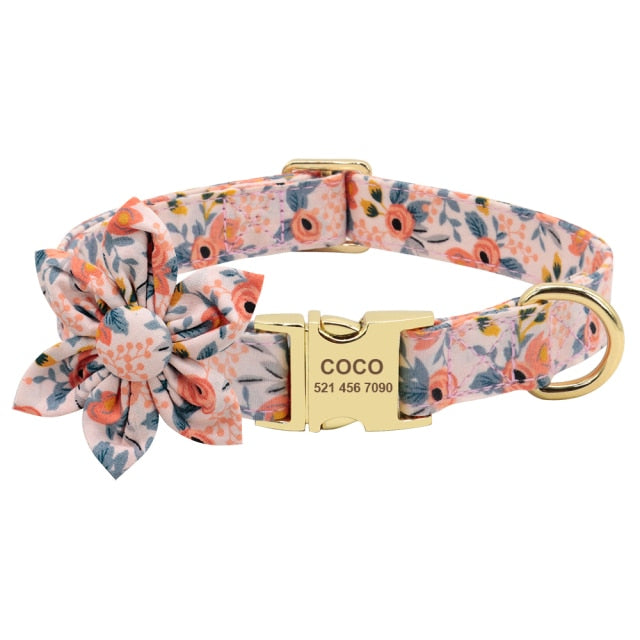 The Sadie: Flower Bow Collar