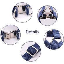 Load image into Gallery viewer, The Stevie: Navy Polka Dot Bow Tie Matching Set
