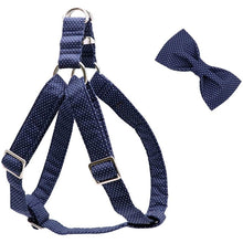 Load image into Gallery viewer, The Stevie: Navy Polka Dot Bow Tie Matching Set
